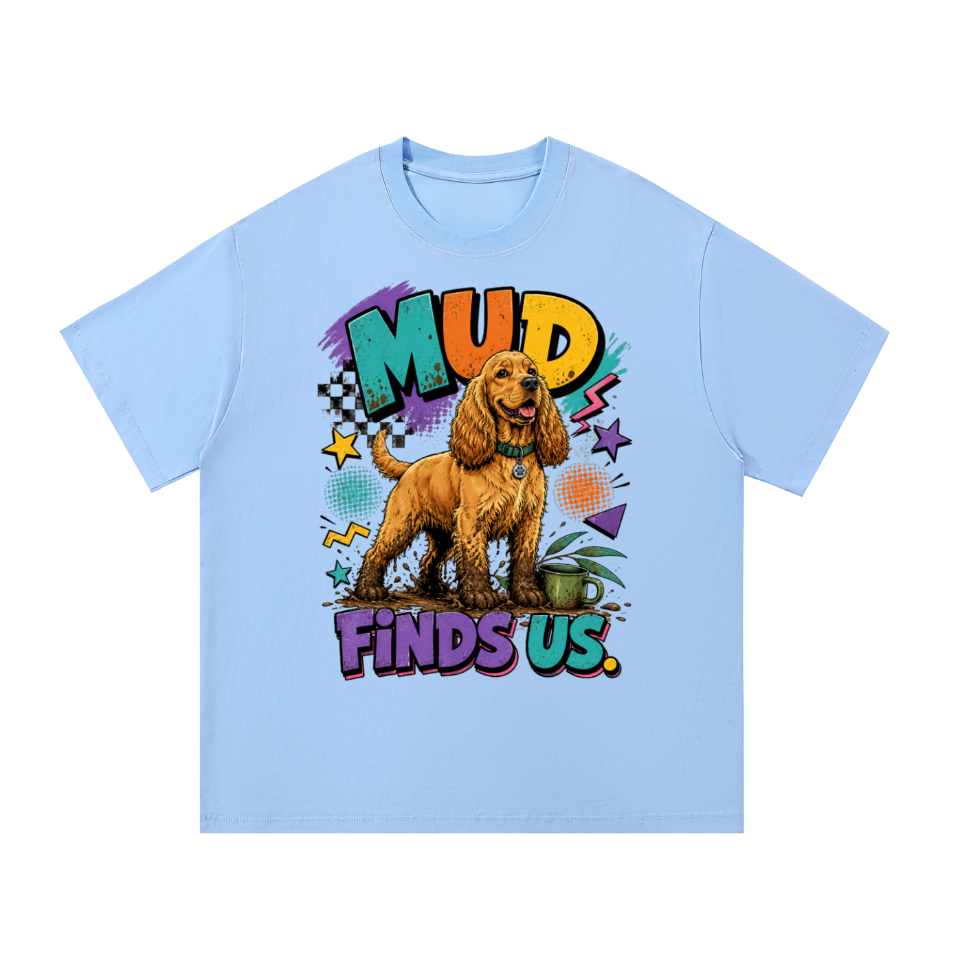 The Mud Finds Us Unisex Heavyweight Cotton T-Shirt