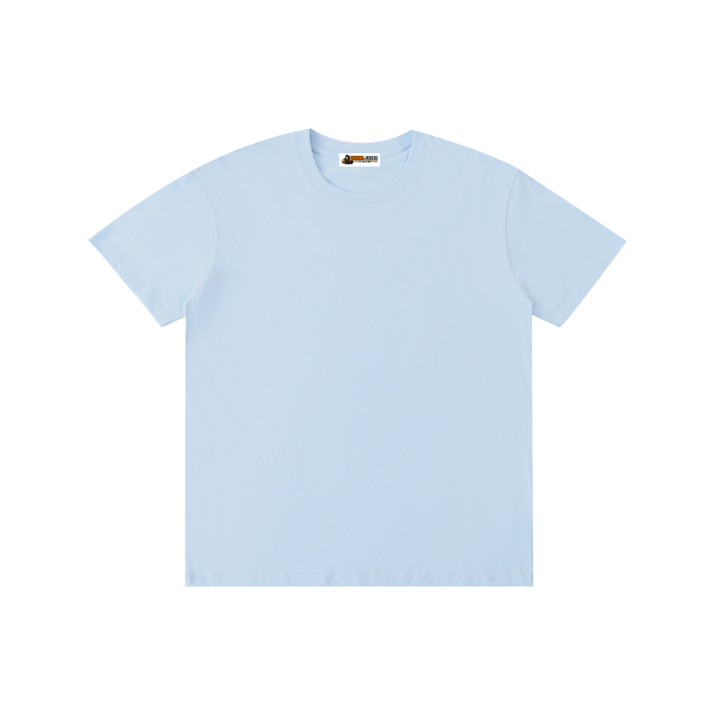 Pure Cotton Unisex T-Shirt in Sky Blue – front view