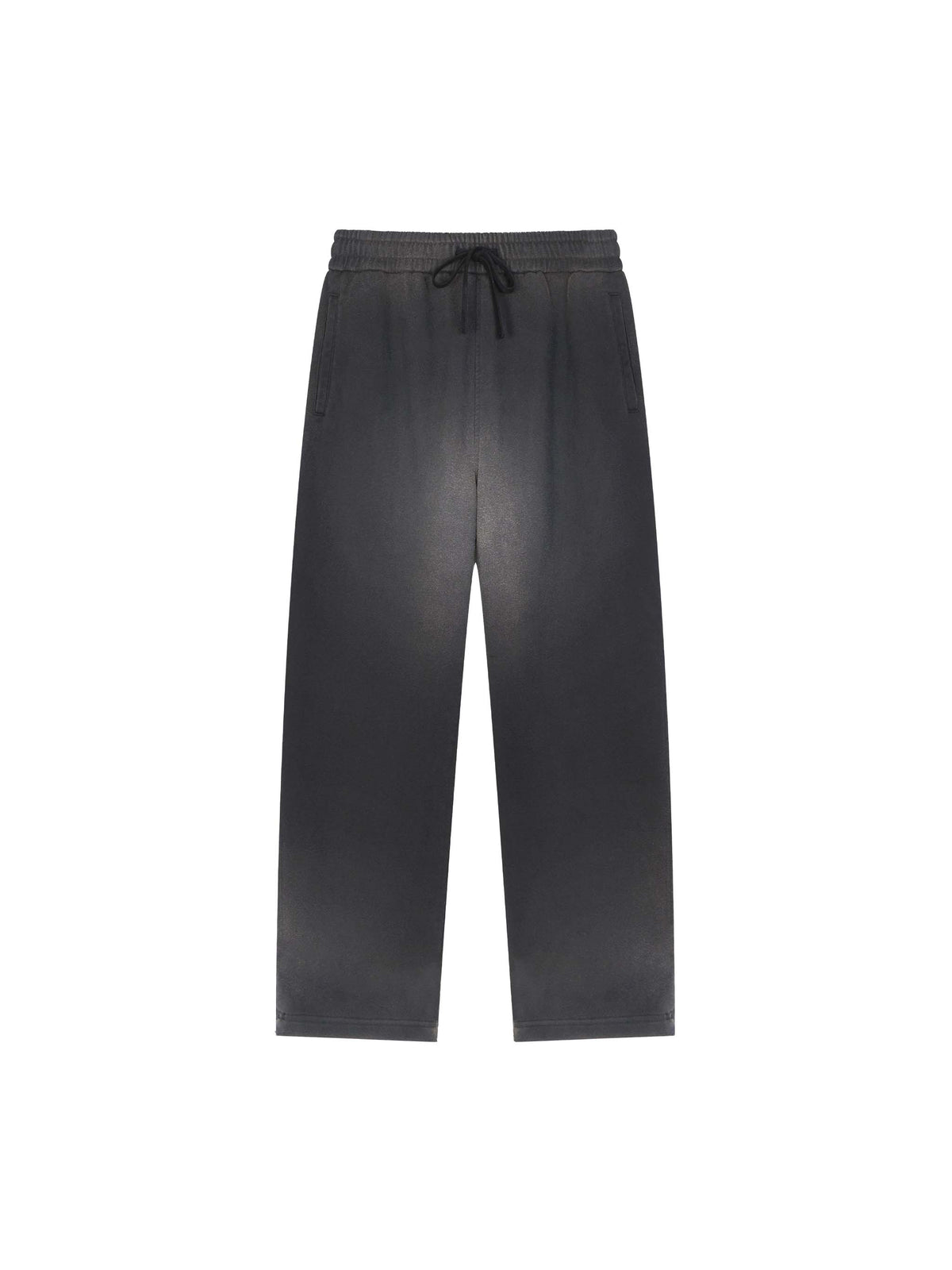 Sun Fade Raw-Edge Straight-Leg Sweatpants
