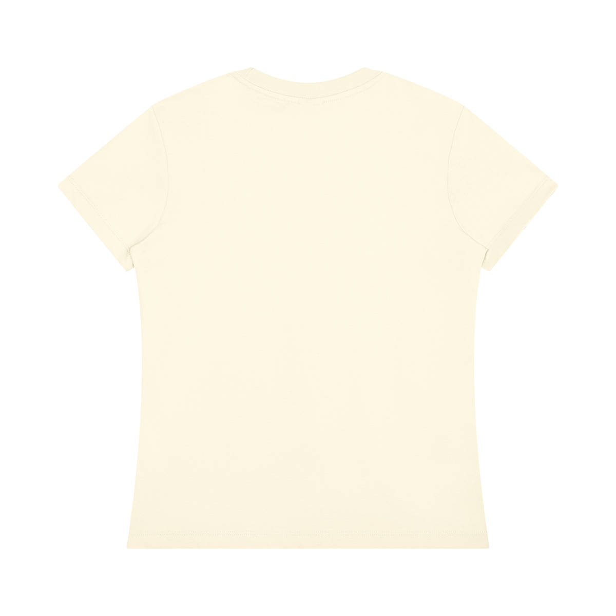 Bloom Anyway women's graphic T-shirt in Apricot – plain back