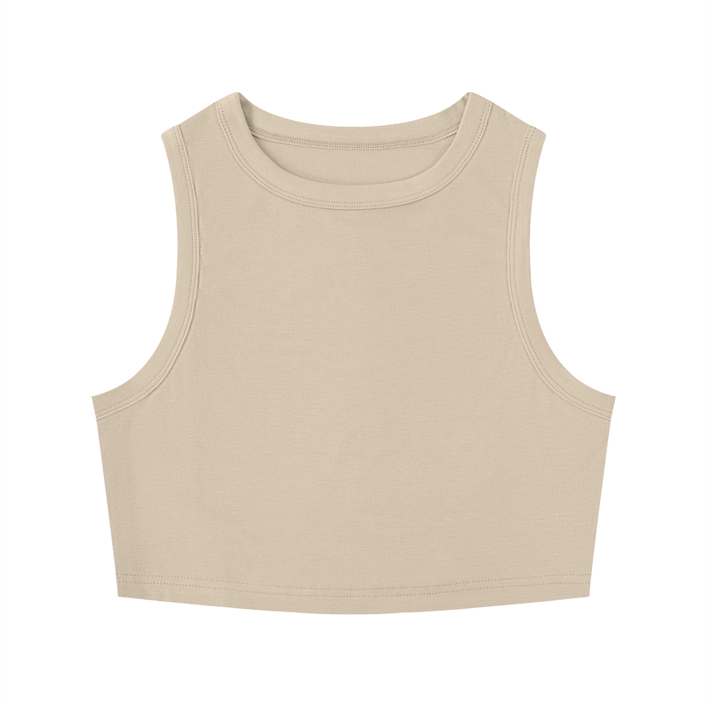 Women’s Tight Crewneck Crop Tank Top