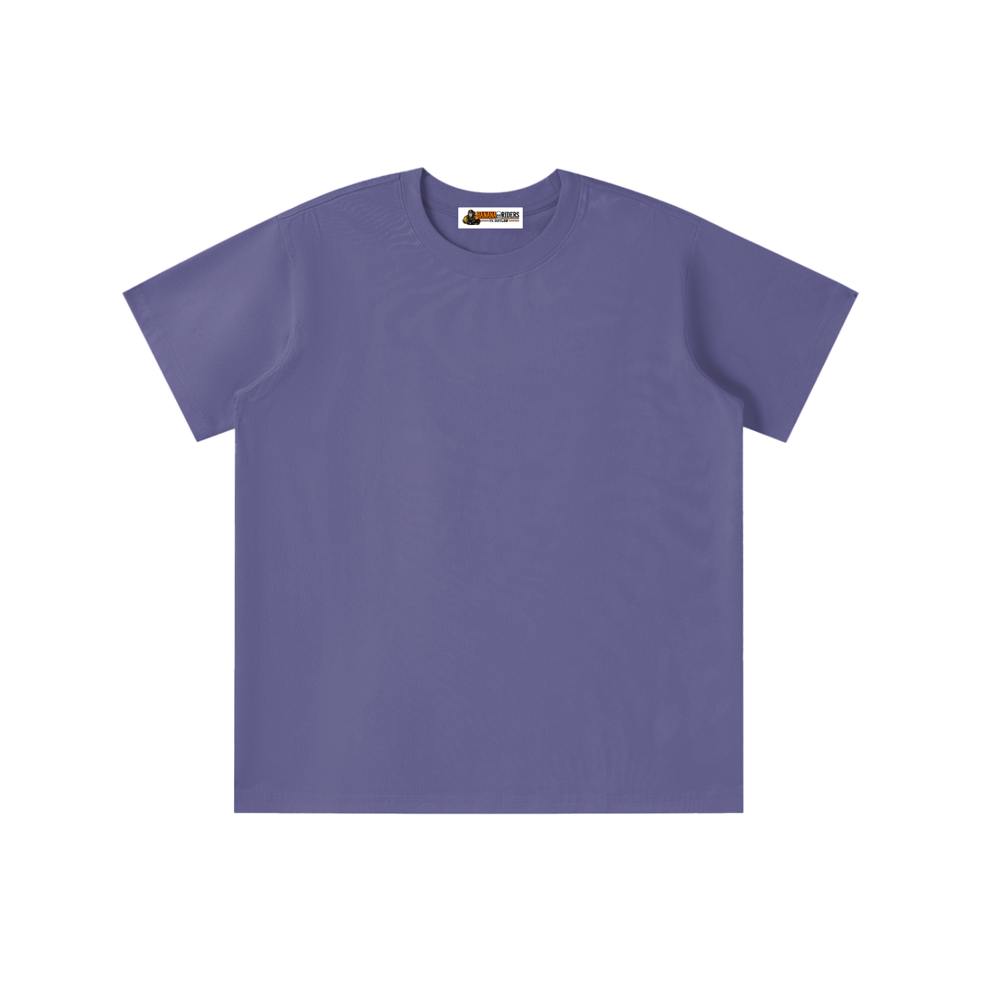 Sorona Quick-Dry Cooling Kids’ T-Shirt in Purple — front view