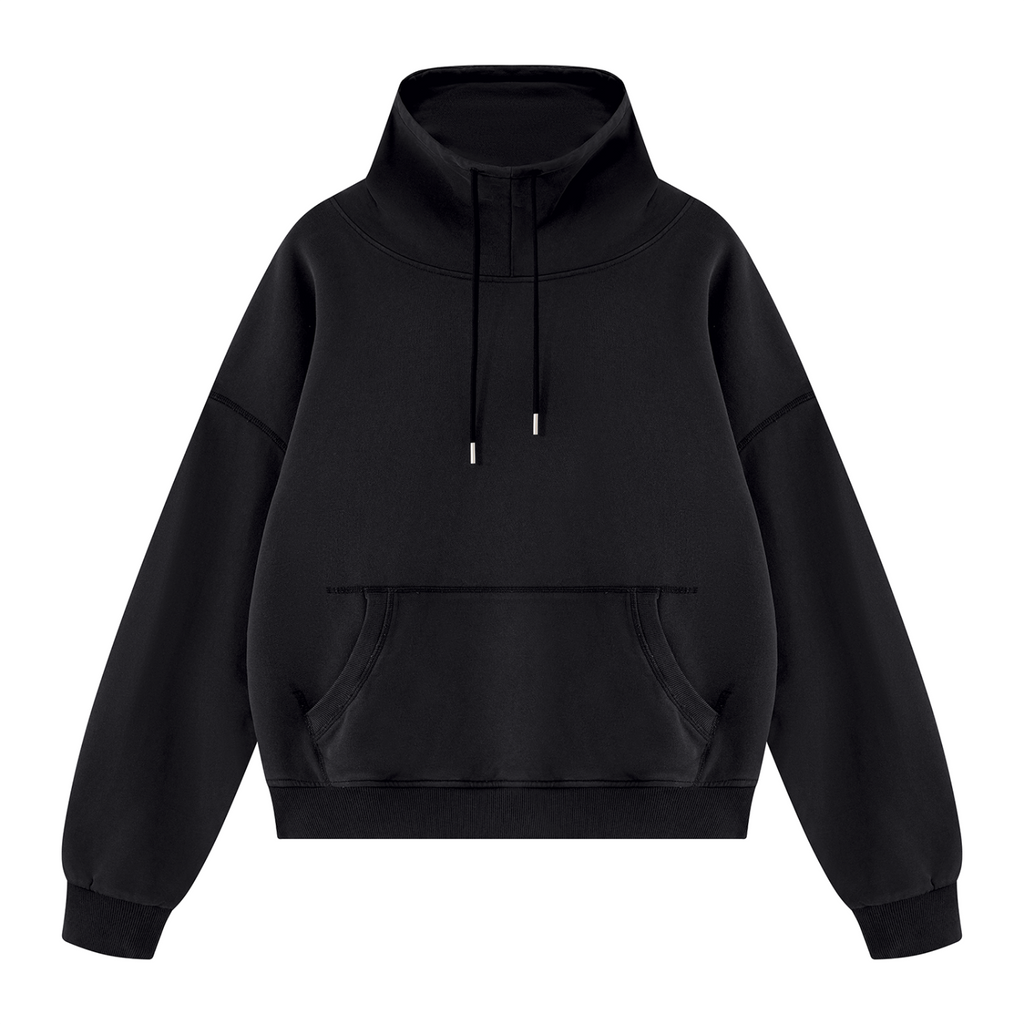 Off Script Gothic Skull Vintage Wash Boxy Hoodie