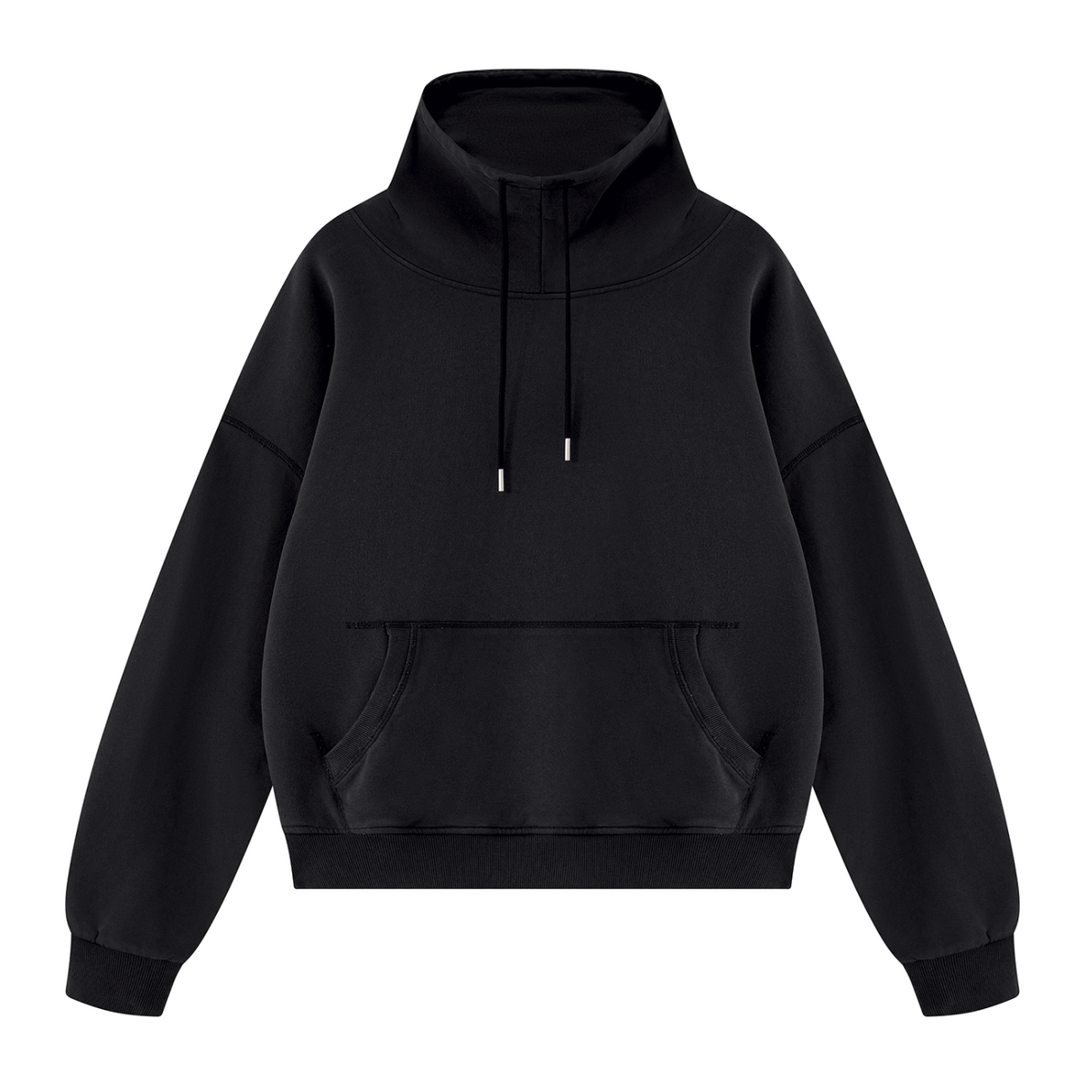 Off Script Gothic Skull Vintage Wash Boxy Hoodie