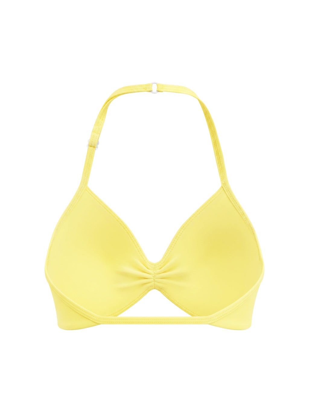 Women’s Ruched Halter-Neck Sports Bra