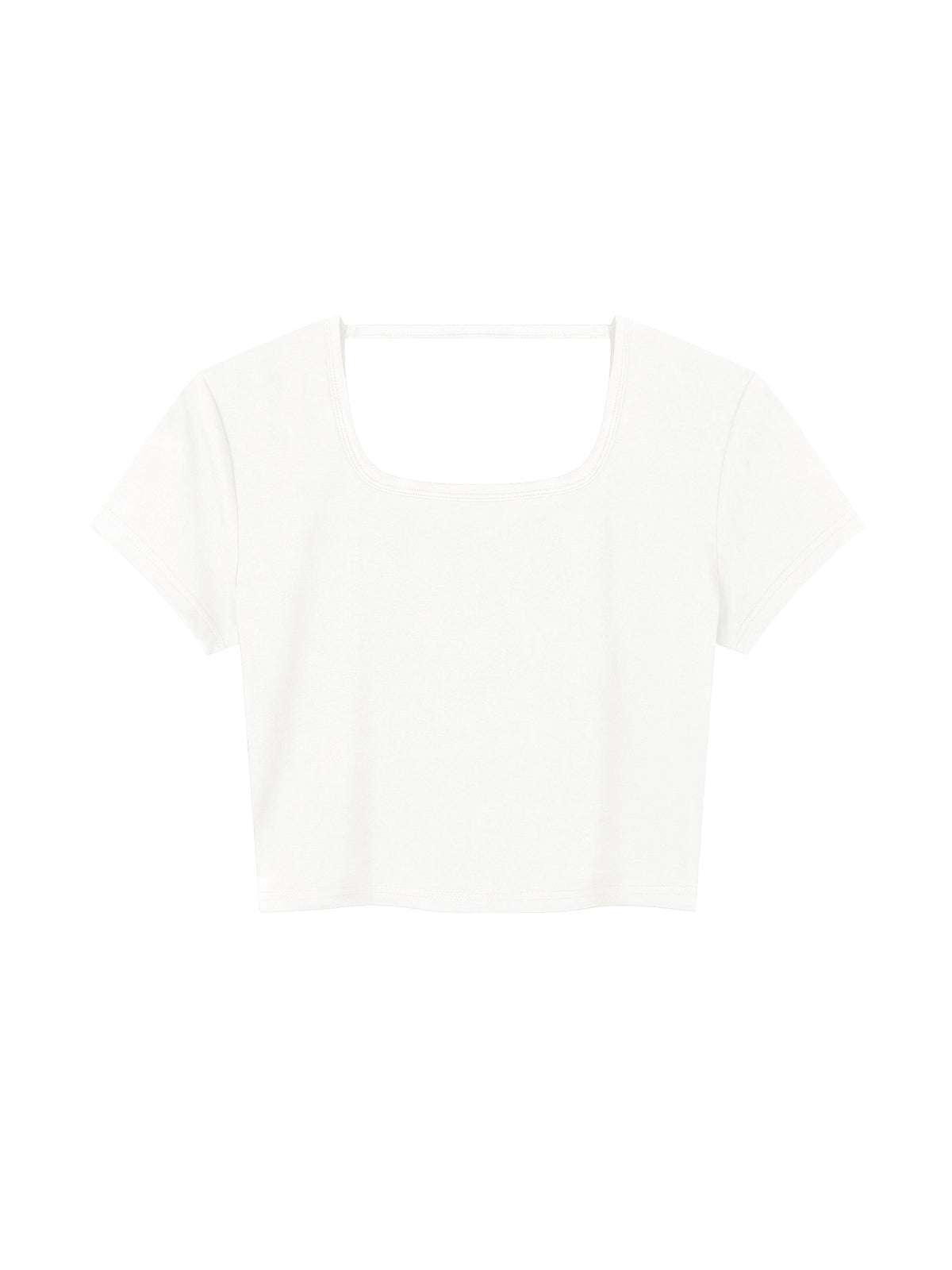 Women's Square Neck Crop T-Shirt