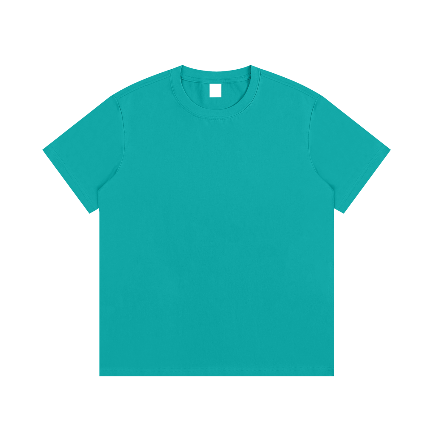 Essential Cotton T-Shirt - Lake Blue front