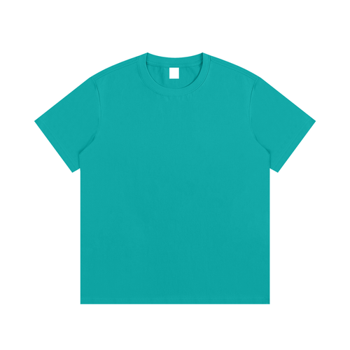 Essential Cotton T-Shirt - Lake Blue front