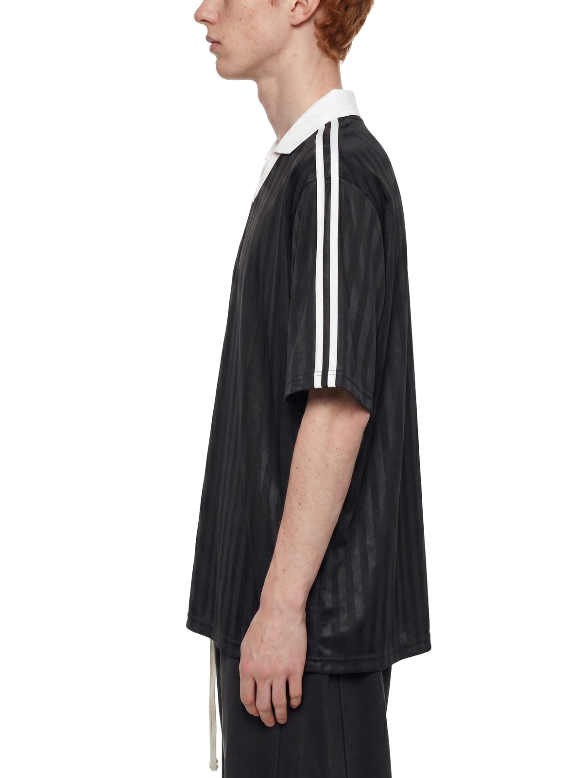 Unisex Contrast-Collar Striped Soccer Jersey gallery view