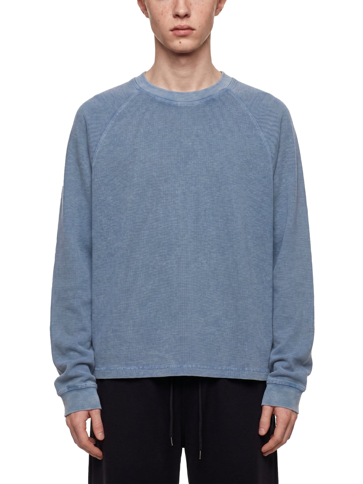 Unisex Vintage Wash Boxy Waffle T-Shirt