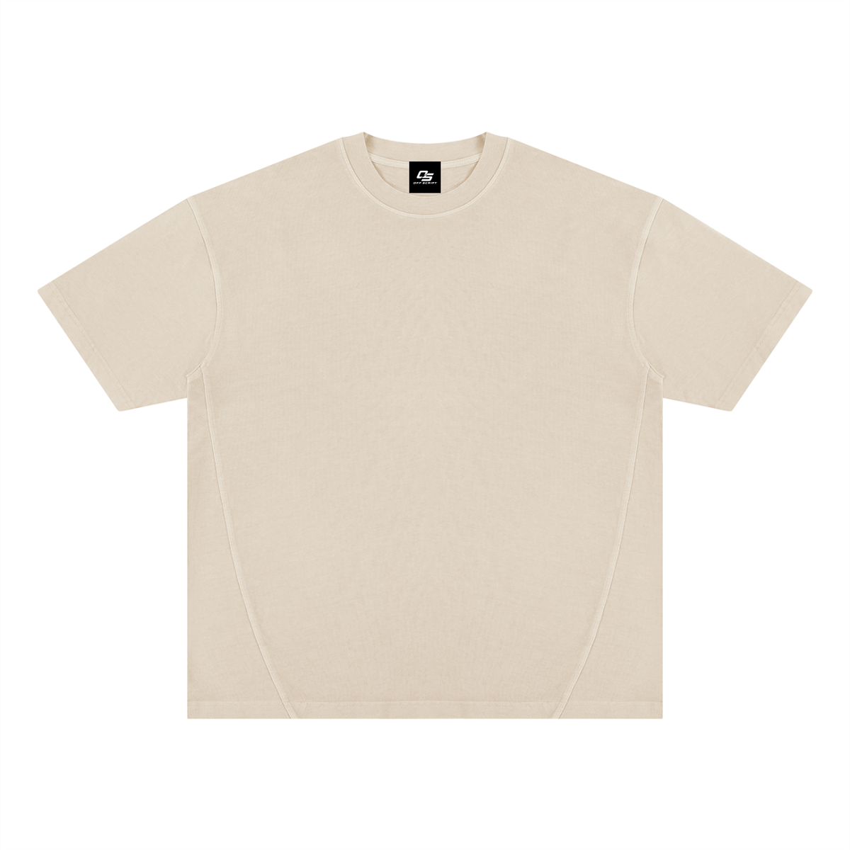 Unisex Vintage Wash Paneling T-Shirt
