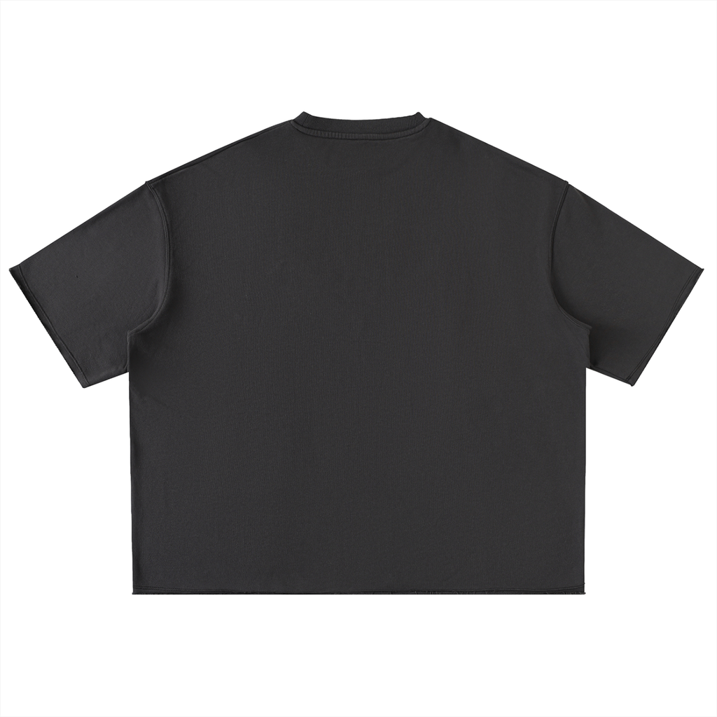 Unisex Washed Rolled-Hem Half-Sleeve T-Shirt gallery view