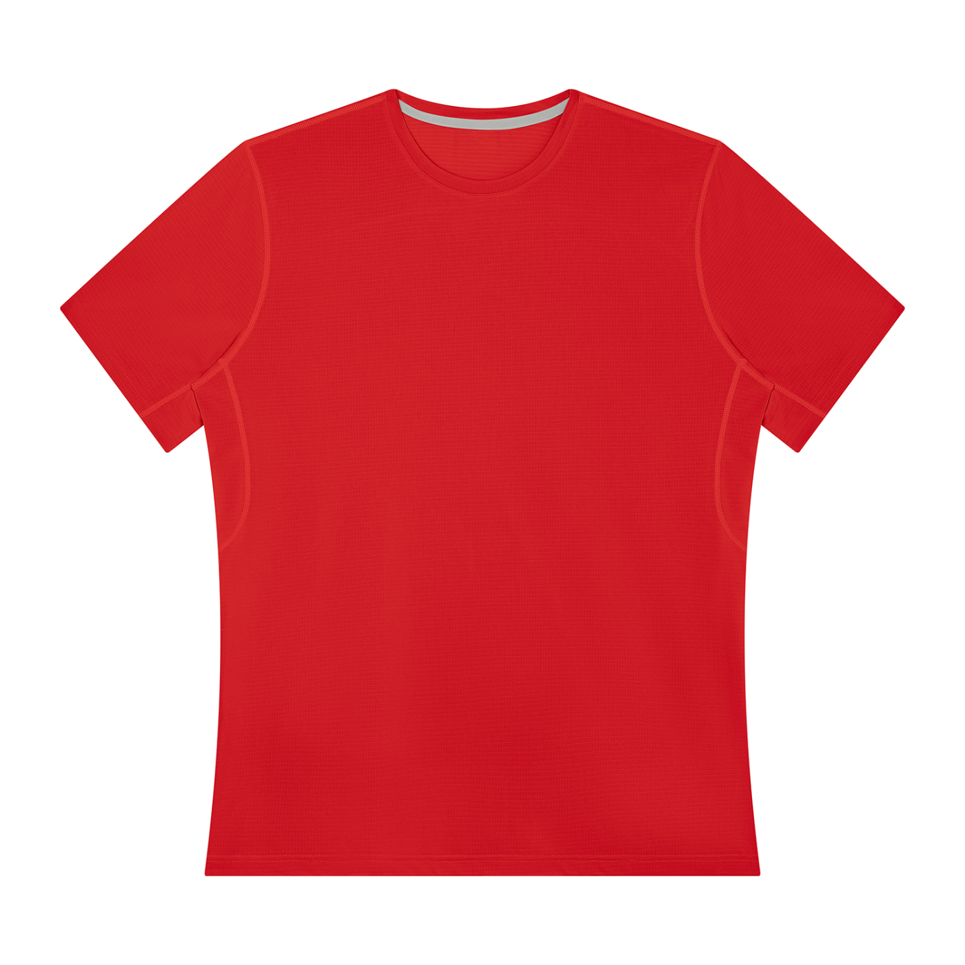 Men’s Regular Fit Performance T-Shirt — Red front