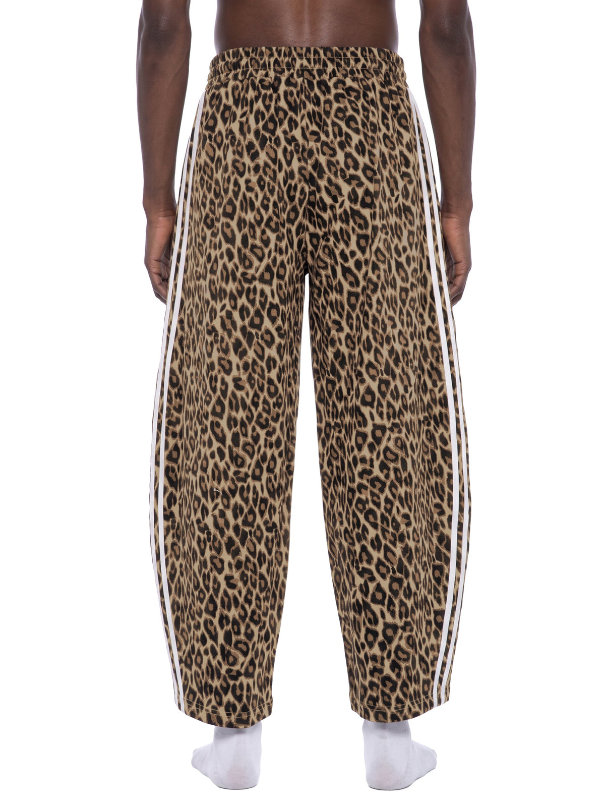 Unisex Leopard Barrel Leg Sweatpants
