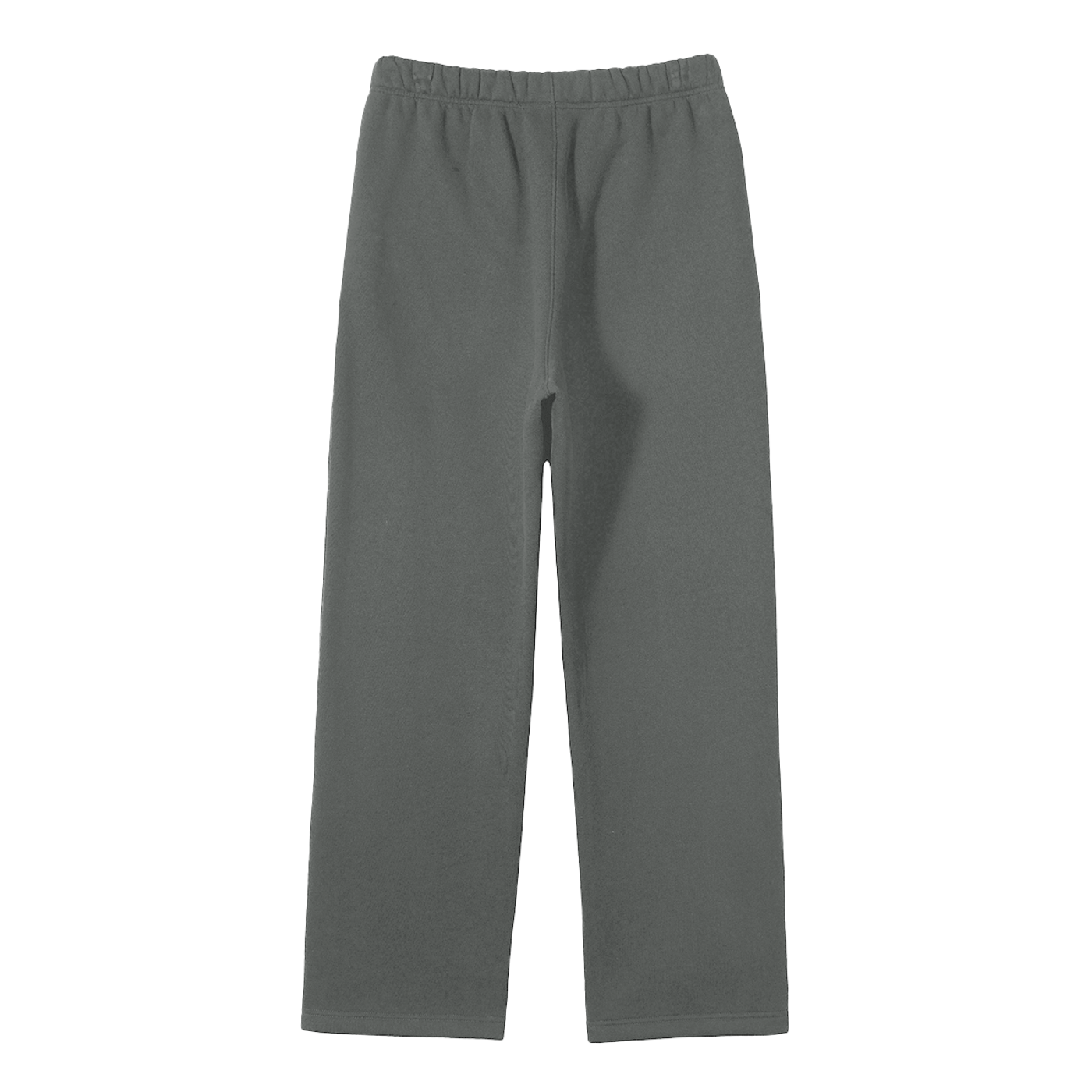 Unisex Solid Colour Fleece Straight-Leg Pants