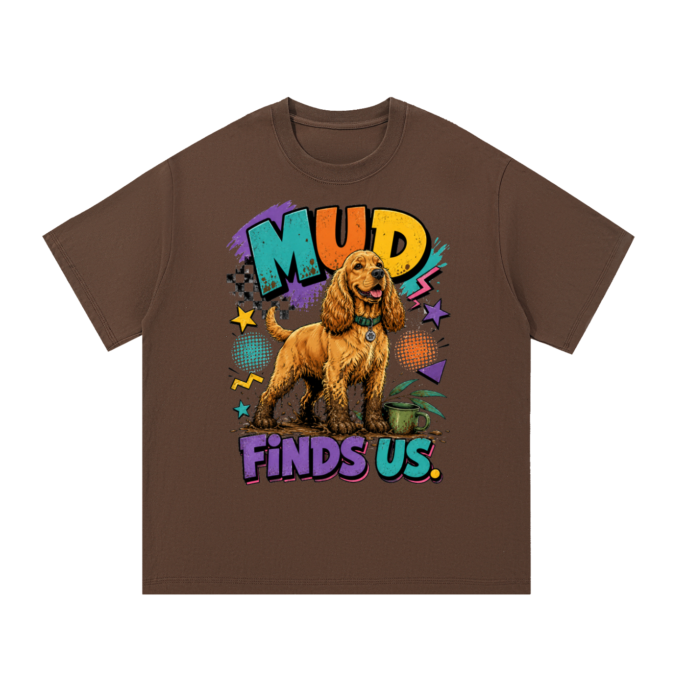 The Mud Finds Us Unisex Heavyweight Cotton T-Shirt