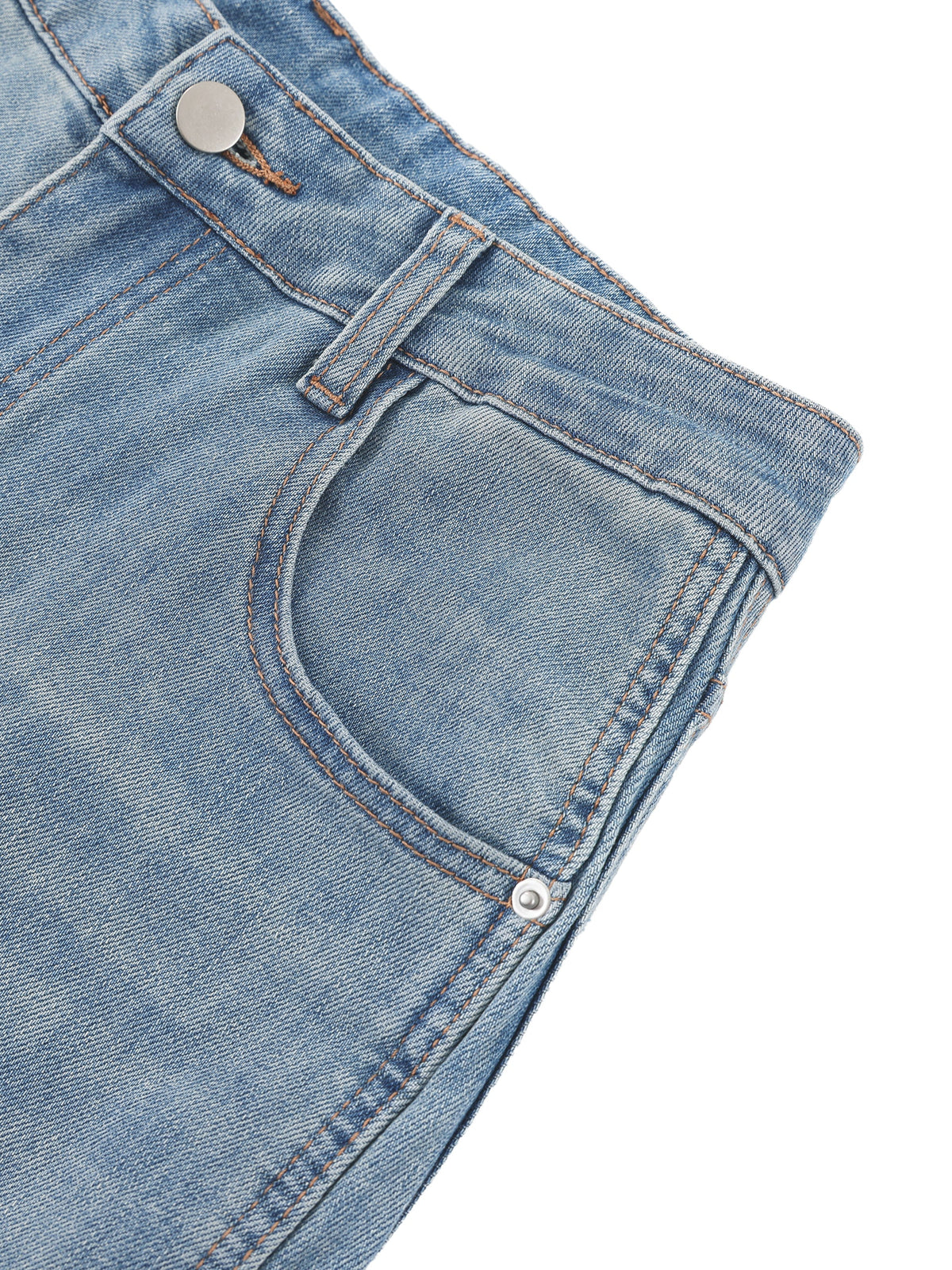 Women’s Vintage Wash High Rise Wide Leg Jeans
