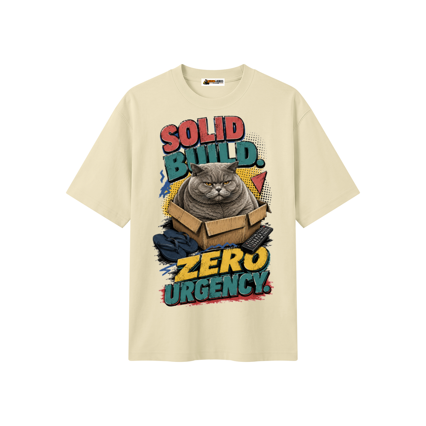 Solid Build Unisex Heavyweight Oversized T-Shirt