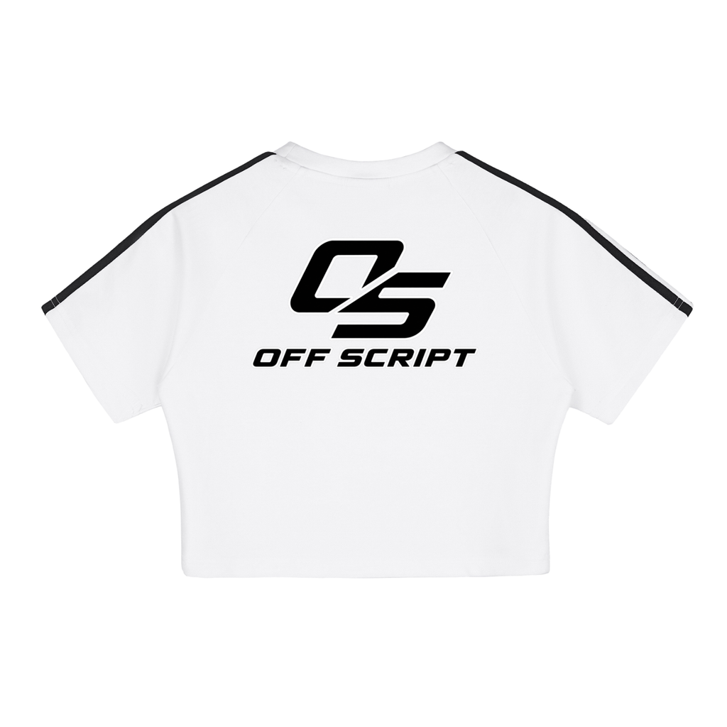 Off Script Women’s Taped Cooling Performance Crop Top