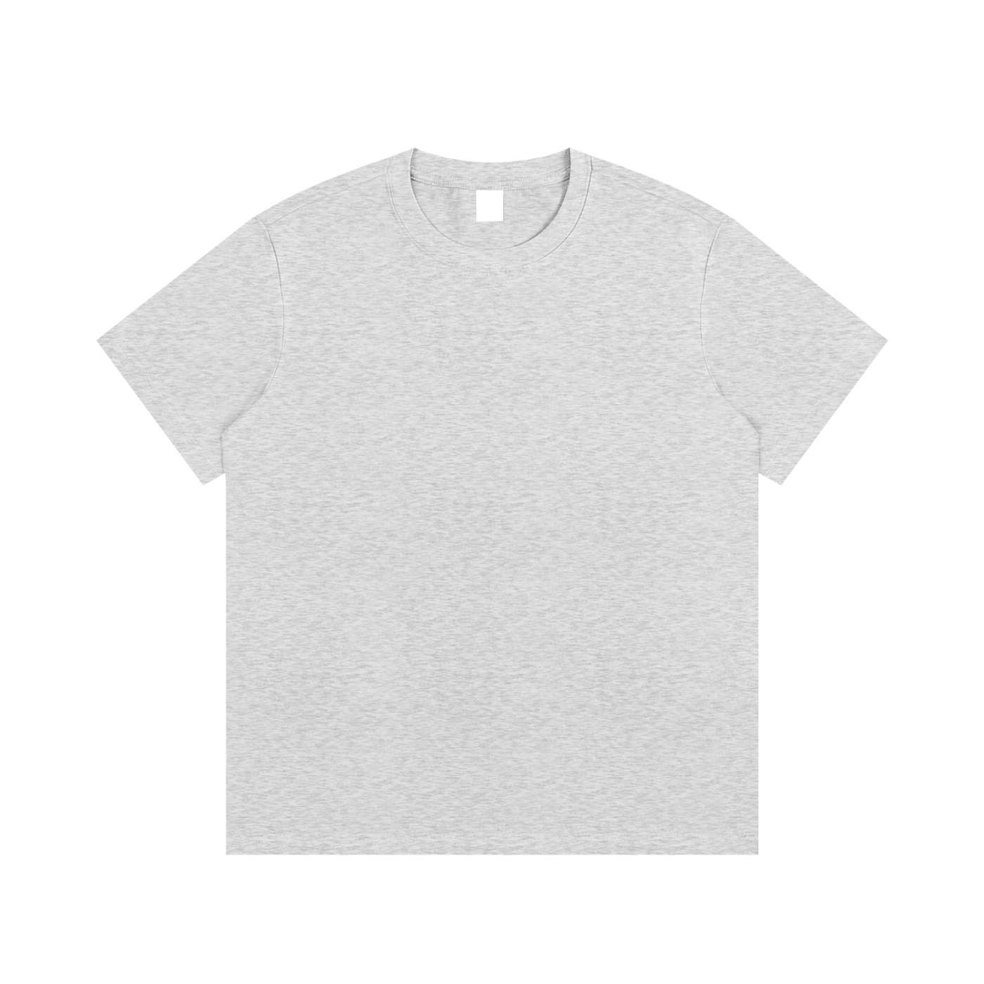 Essential Cotton T-Shirt - Flower Gray front