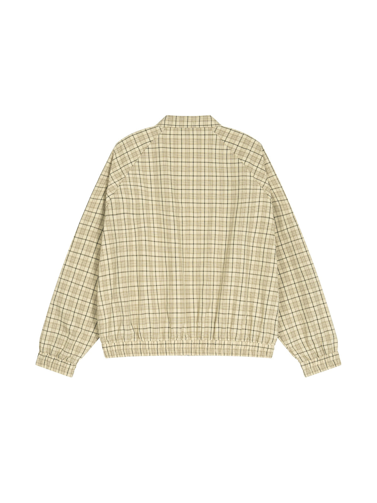 Unisex Plaid Full-Zip Track Jacket
