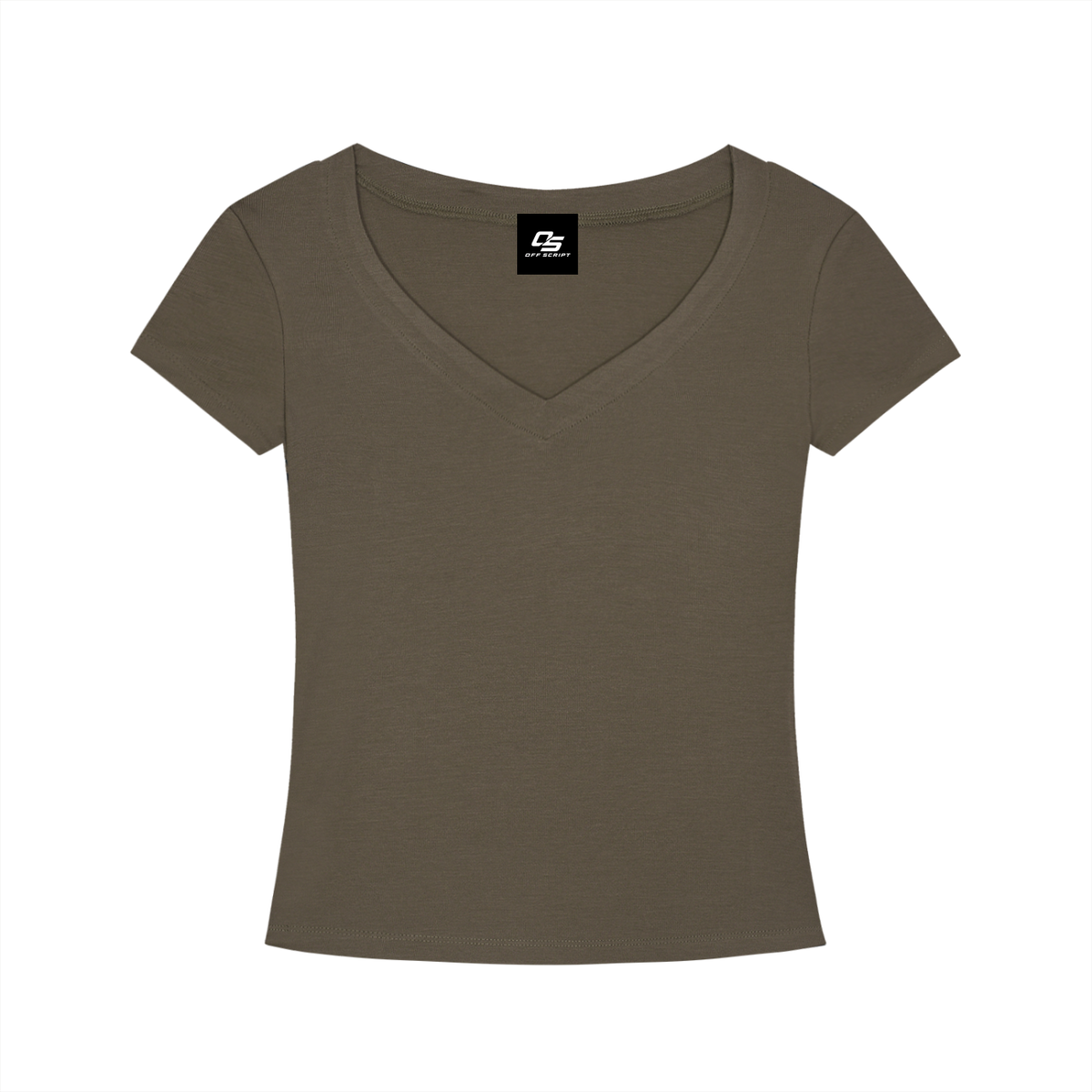 Women’s Tencel Slim Fit V-Neck T-Shirt