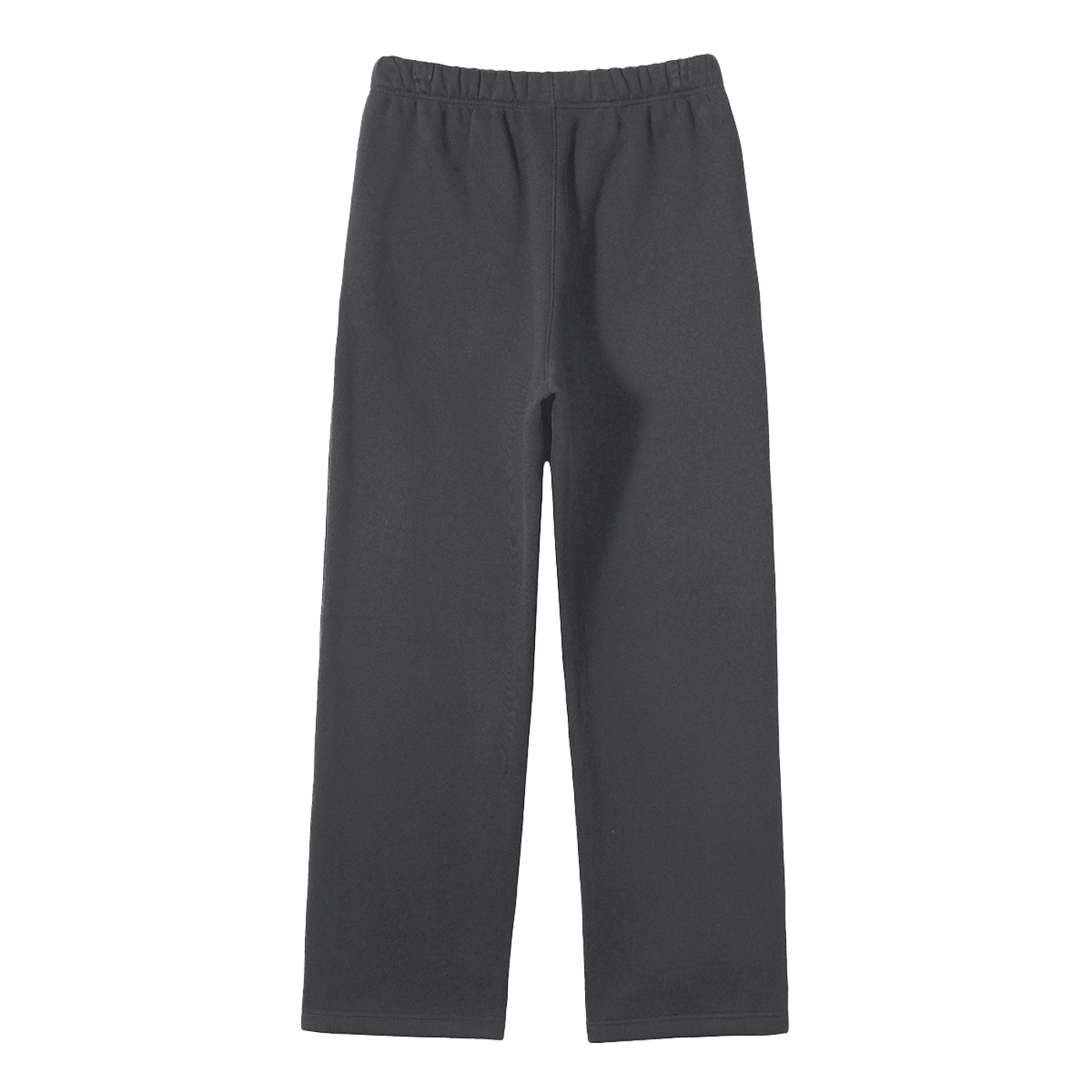 Unisex Solid Colour Fleece Straight-Leg Pants