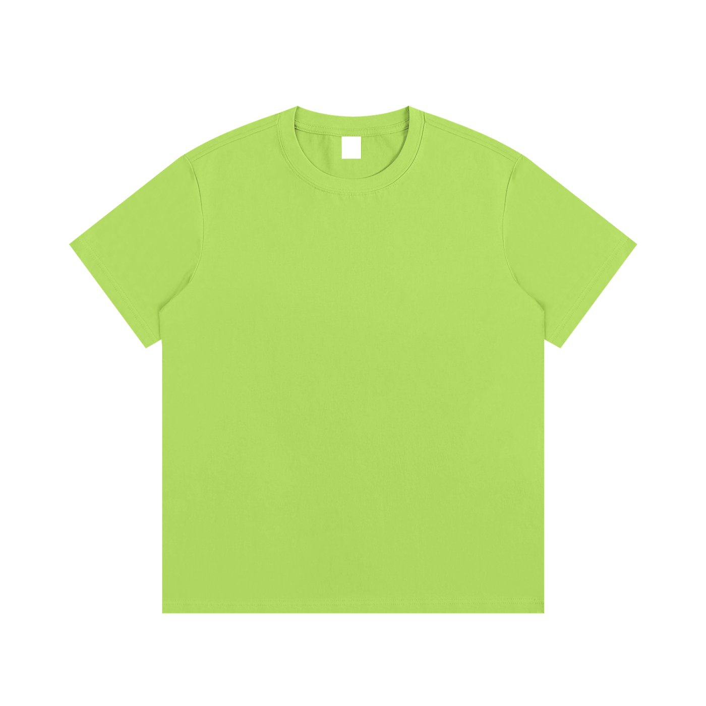 Essential Cotton T-Shirt - Lemon Green front