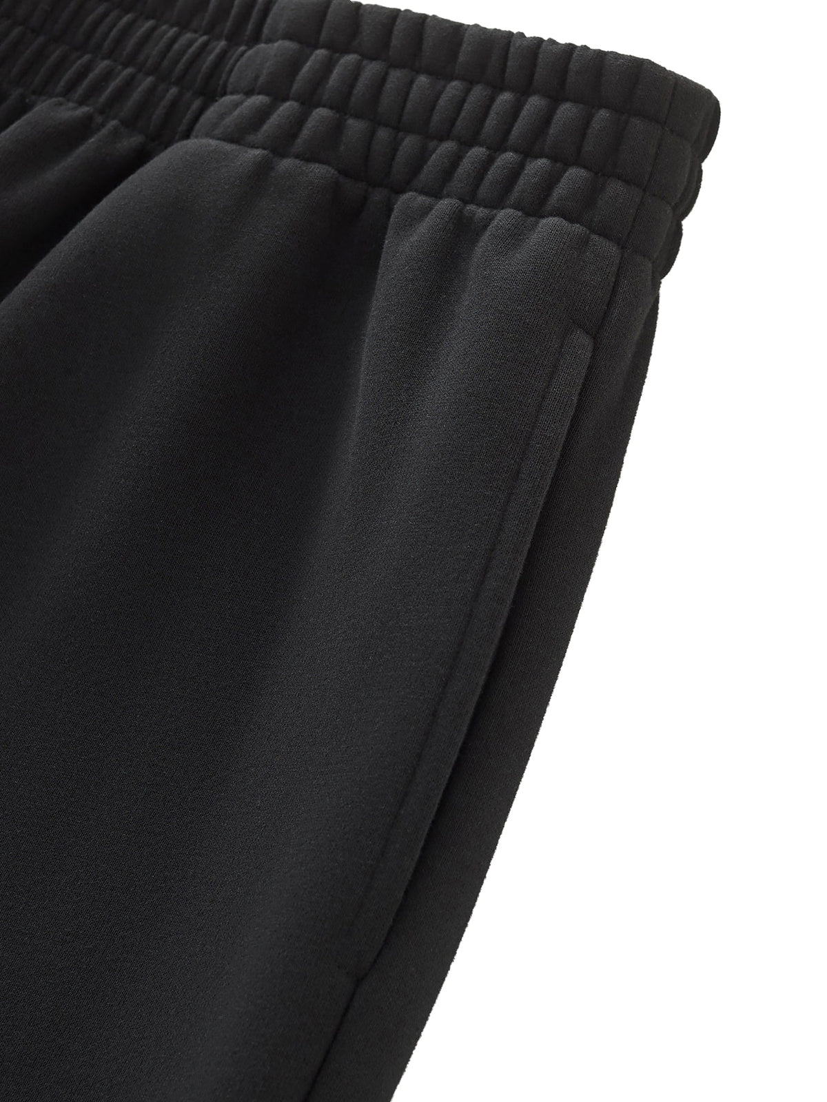 Curved Stripe Straight-Leg Sweatpants