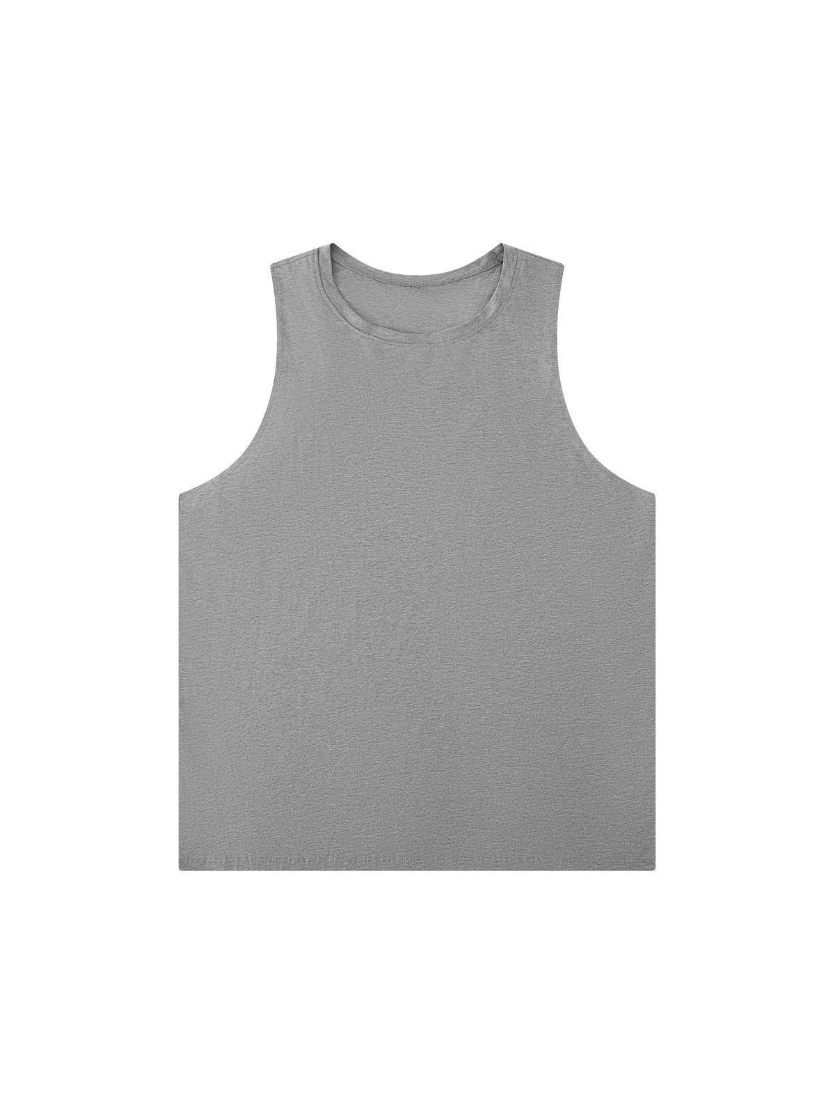 Men's Solid Colour Crewneck Tank Top