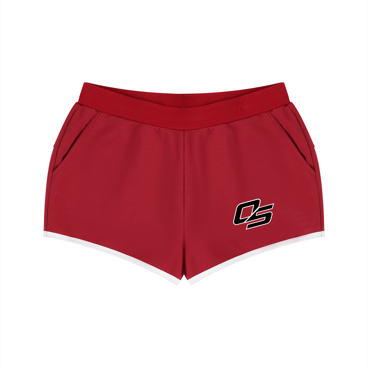 Off Script Women’s Retro Contrast-Binding Shorts