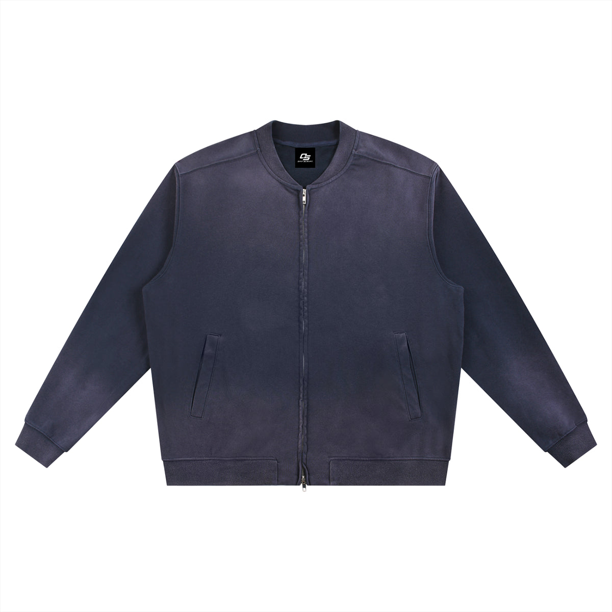 Sun Fade Heavyweight Baseball Jacket