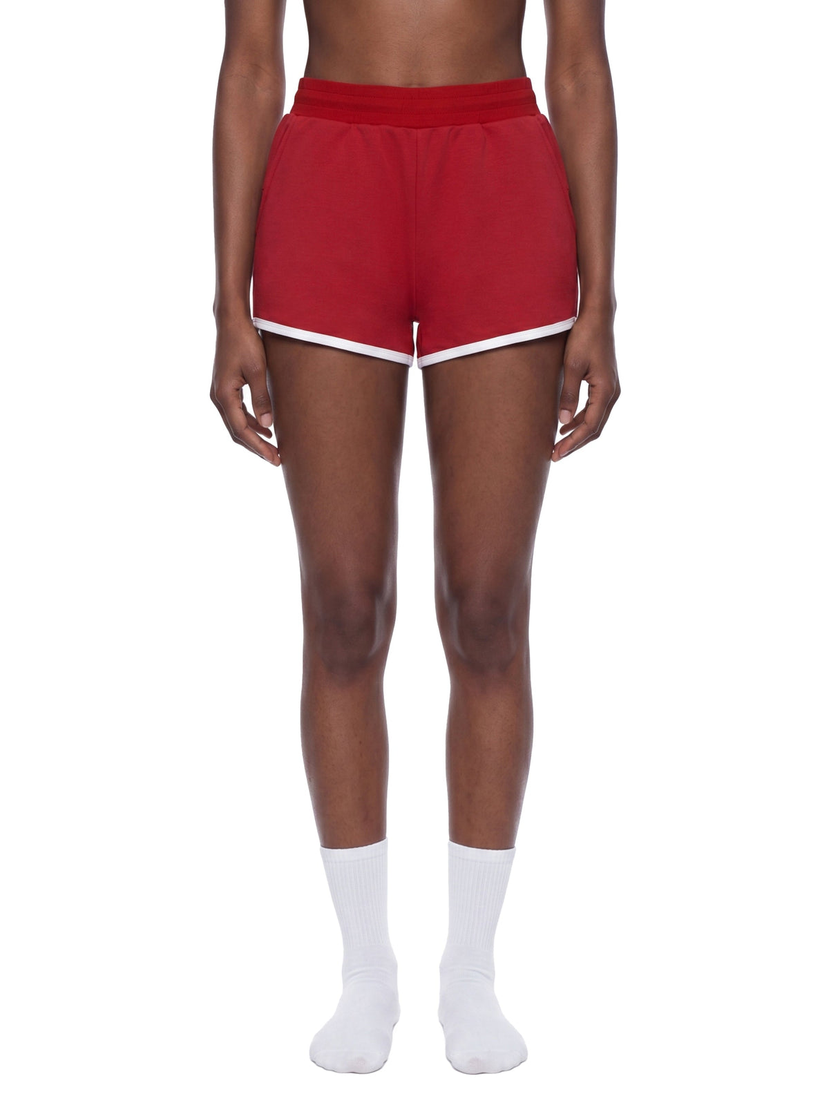 Women’s Retro Contrast Binding Shorts
