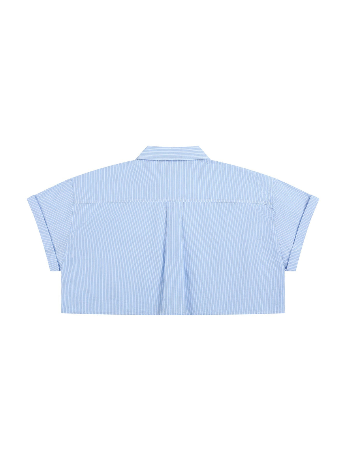 Women’s Striped Boxy Cropped Shirt
