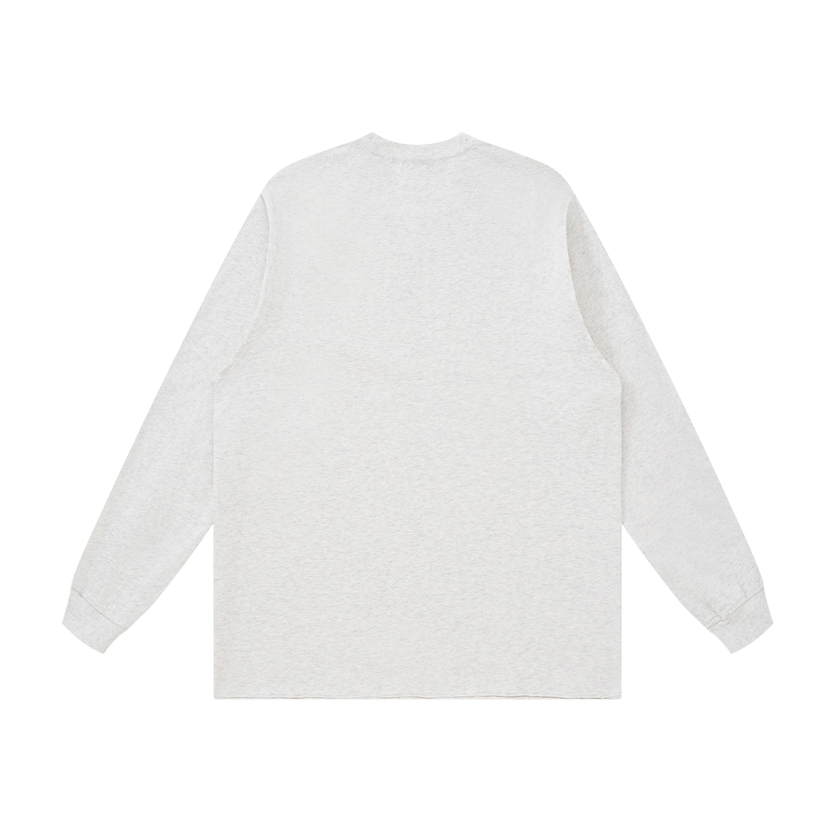 Unisex Raw Hem Long Sleeve T-Shirt