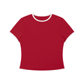 Women’s Color Block Crop T-Shirt