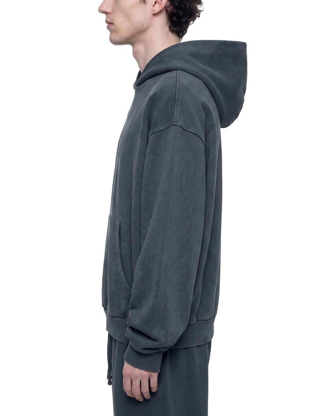 Unisex Mineral Wash Boxy Hoodie