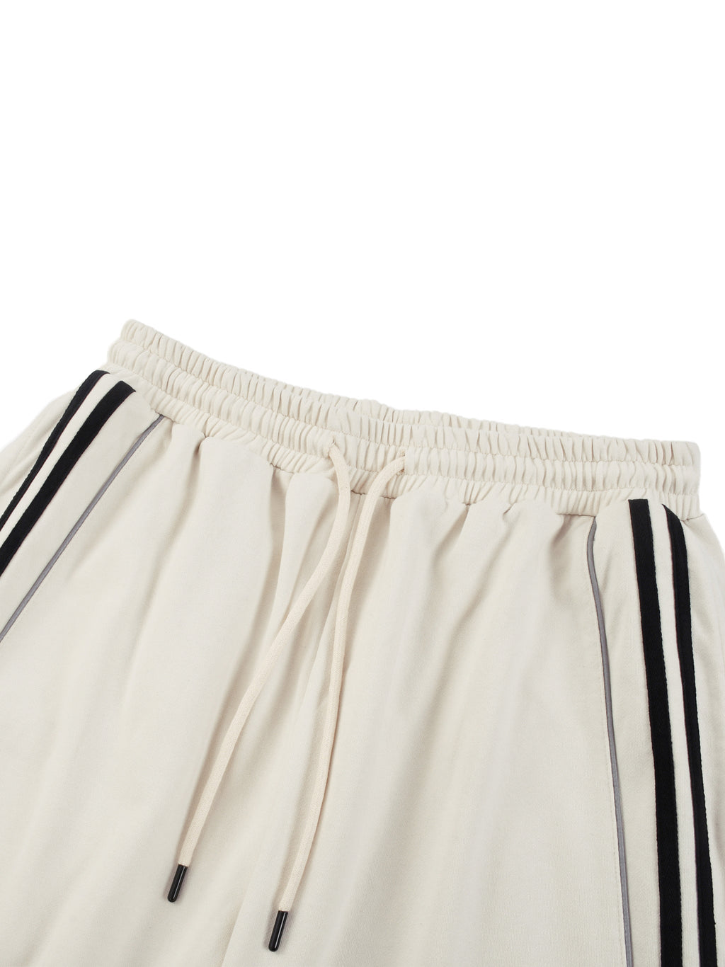 Reflective Stripe Straight-Leg Sweatpants
