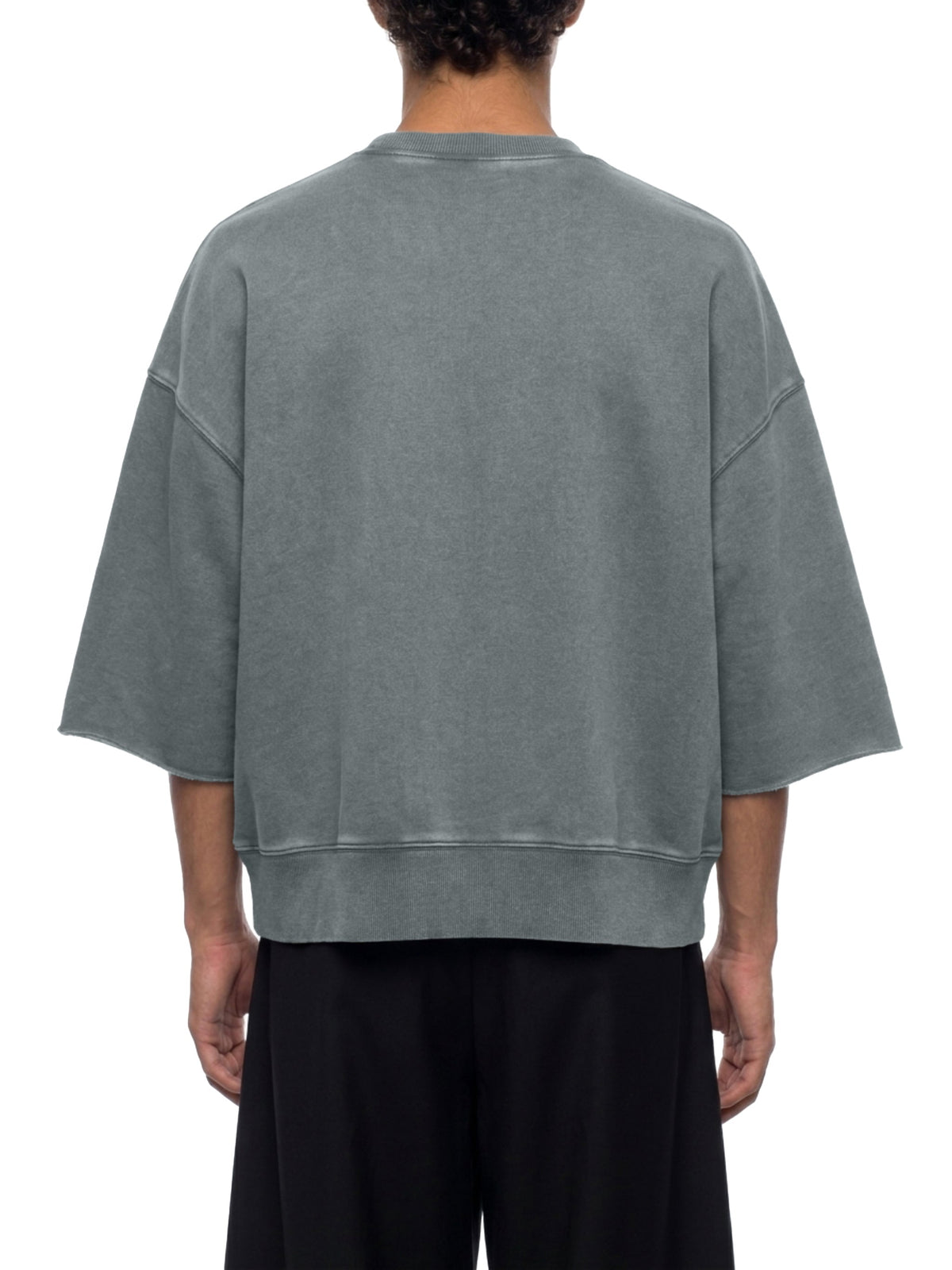Unisex Mineral Wash Boxy Raw Edge T-Shirt