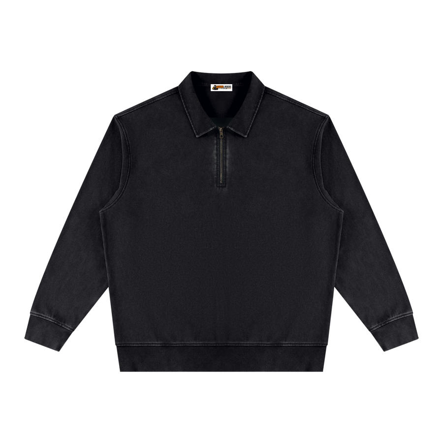 Unisex Vintage Wash Quarter-Zip Sweatshirt