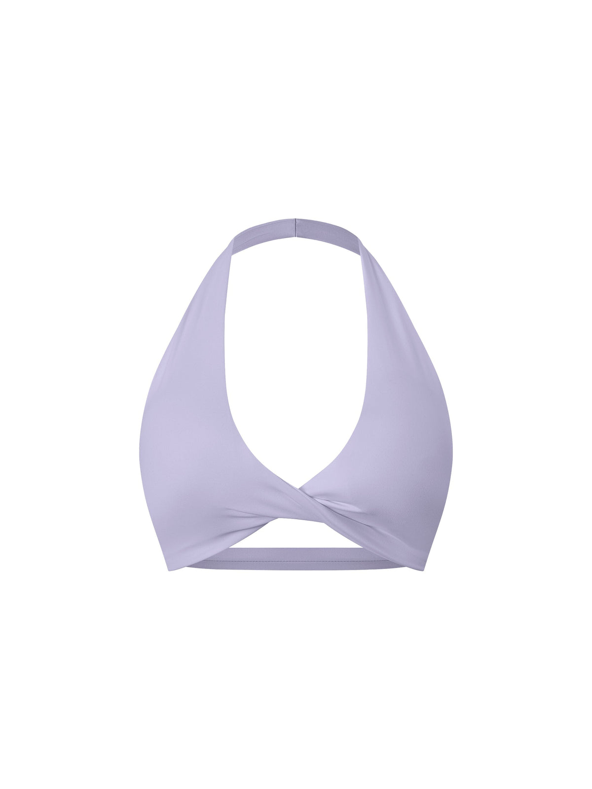 Women's Pleated Halter Sports Bra