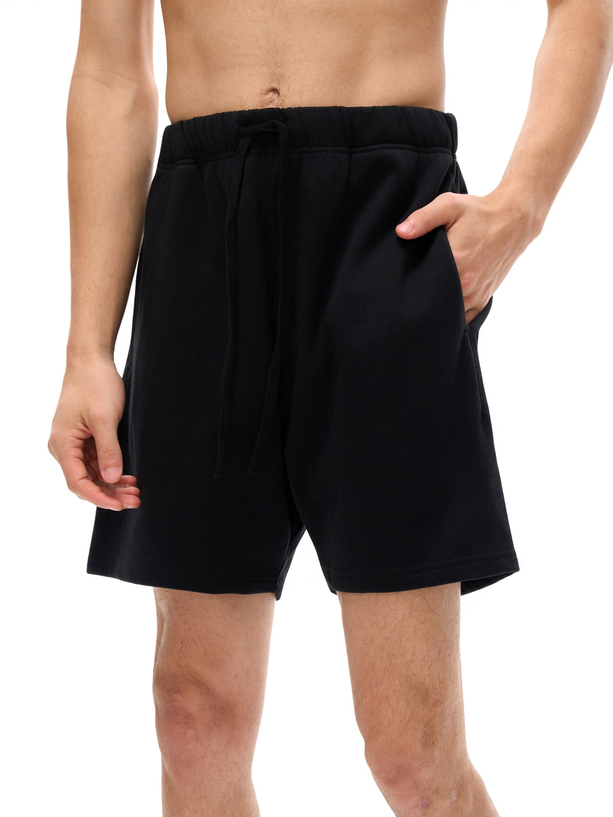 Unisex Earth Tone Loose Fit Cotton Shorts