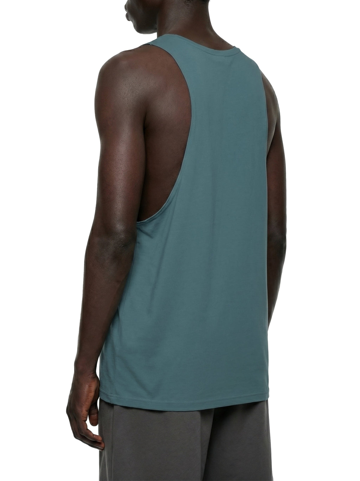 Men's Solid Colour Crewneck Tank Top