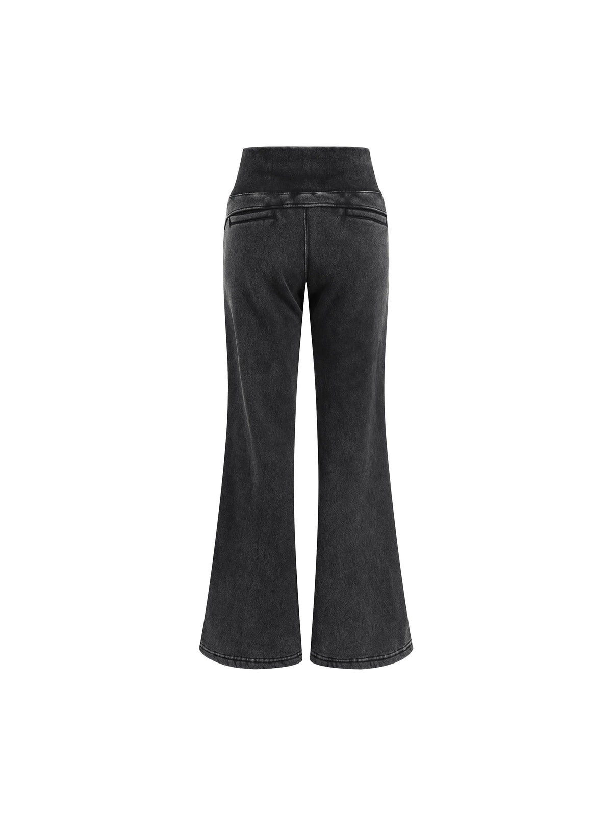 Vintage Washed Flared Fleece Pants