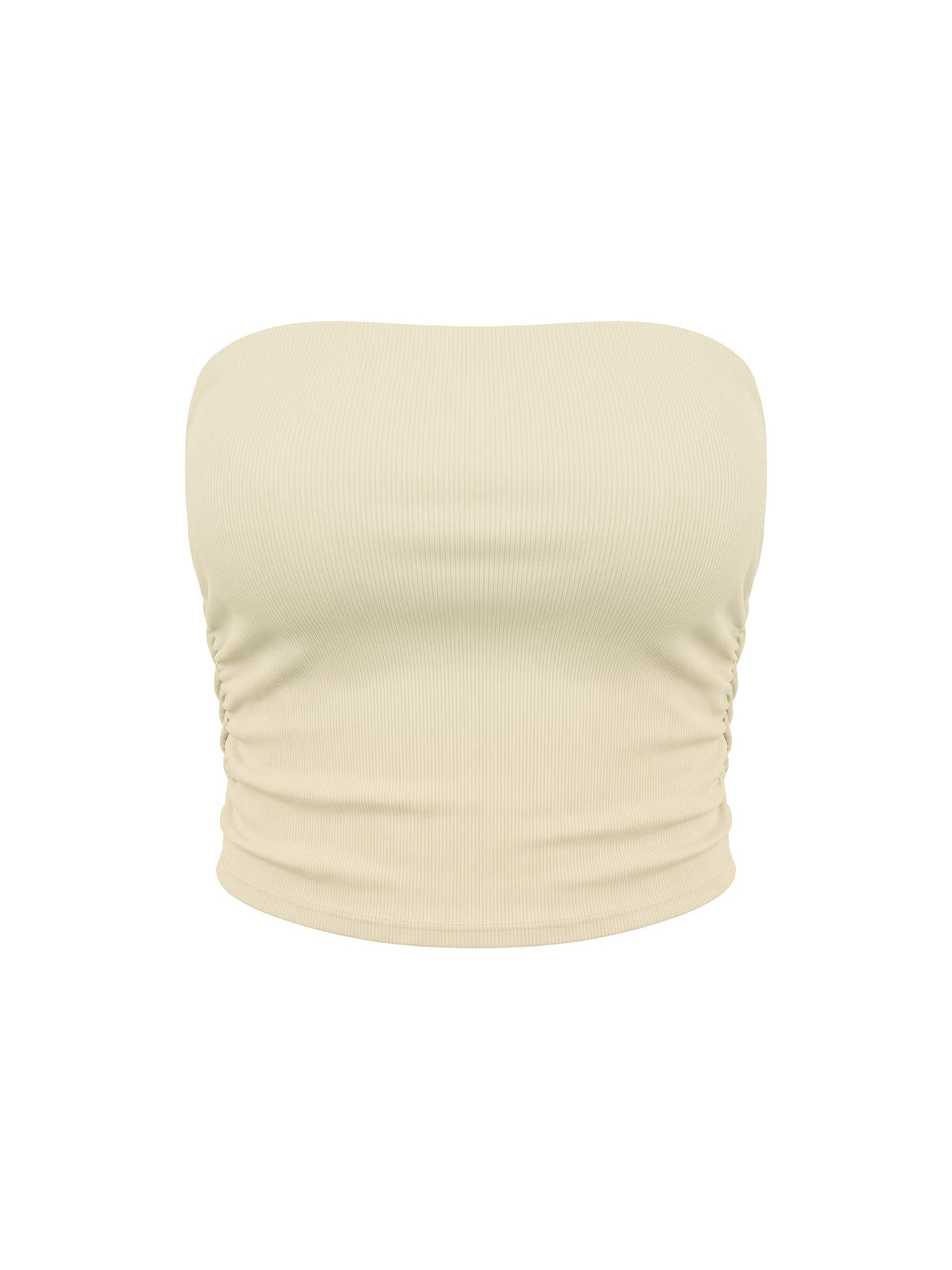 Women’s Ruched Cropped Yoga Tube Top