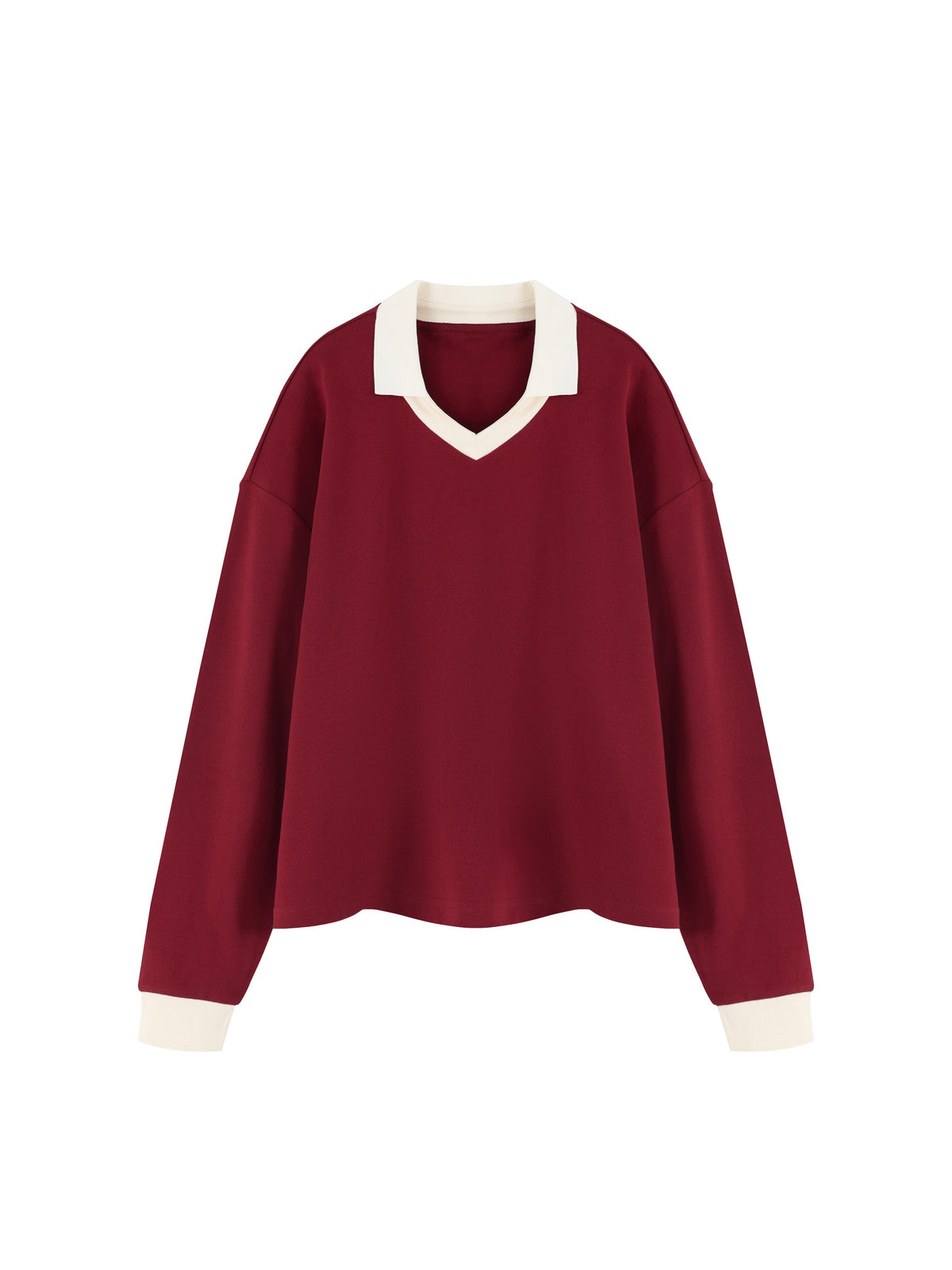 Unisex Color Block Long Sleeve Sweatshirt