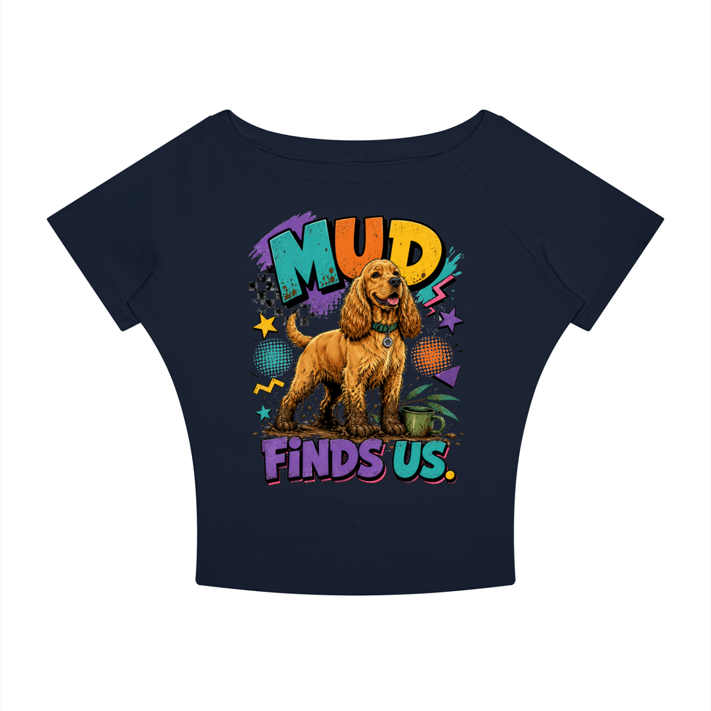The Mud Finds Us Women’s Boatneck Raglan T-Shirt