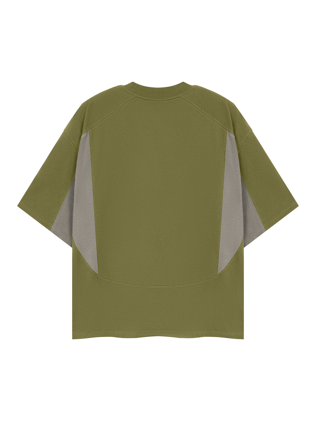 Unisex Color Block Paneling T-Shirt