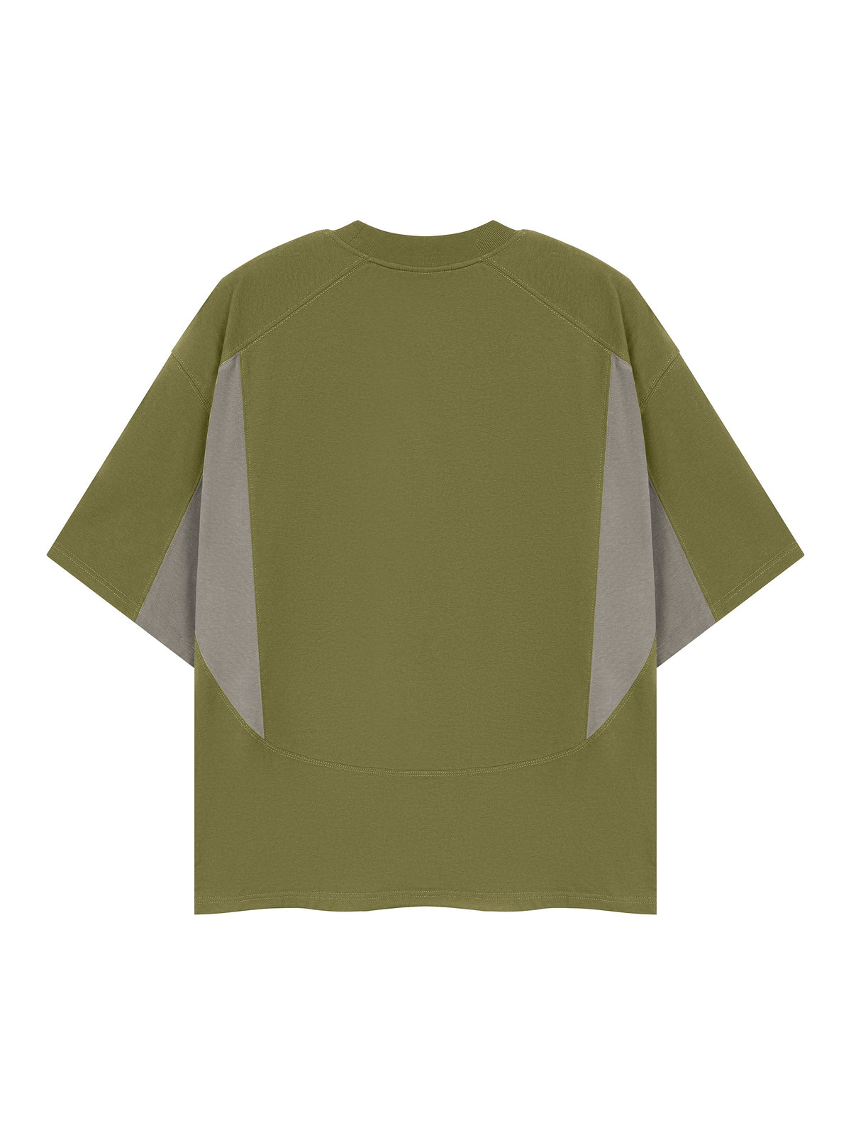 Unisex Color Block Paneling T-Shirt