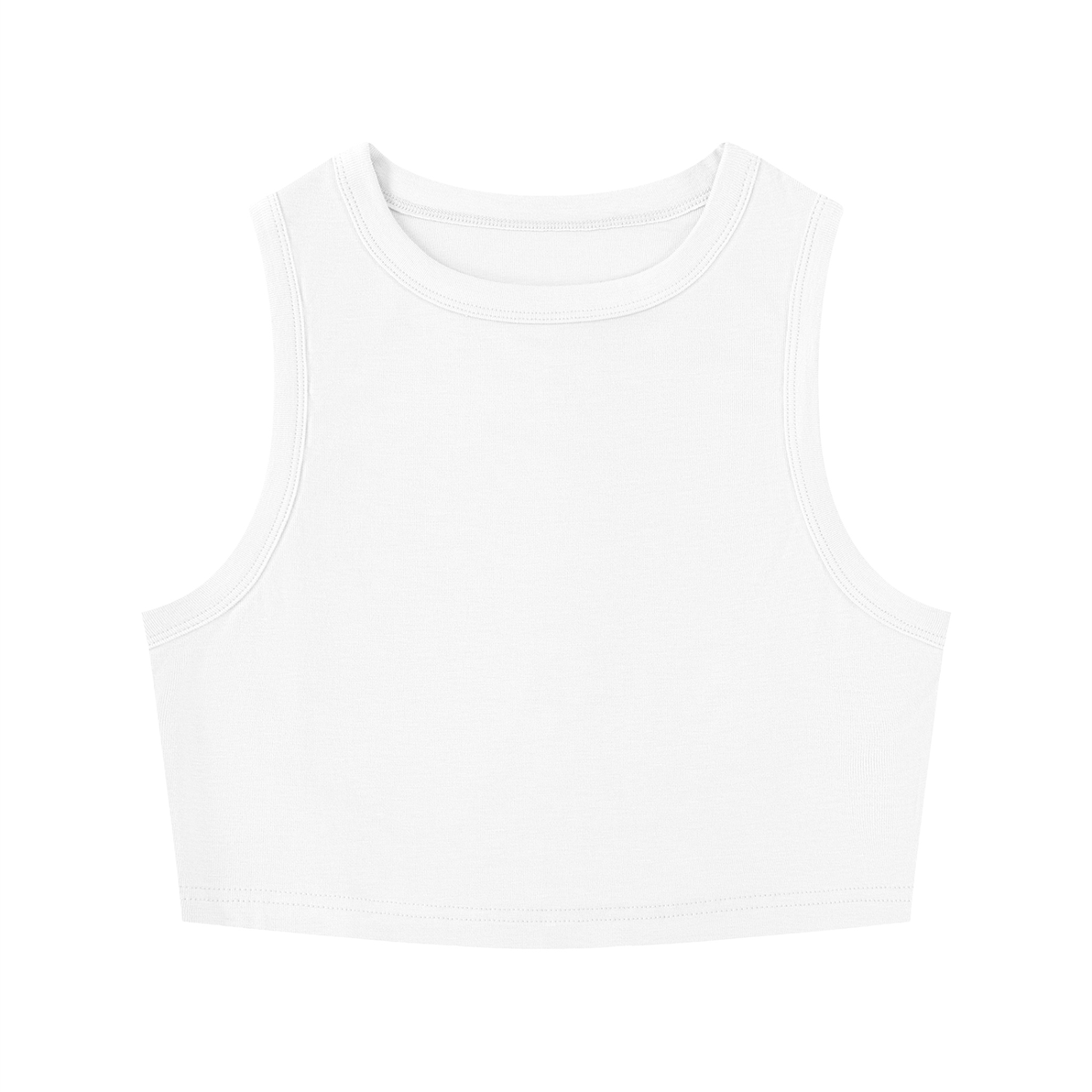 Women’s Tight Crewneck Crop Tank Top